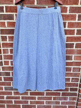 Sonoma Maxi Skirt Womens Medium Heather Gray Modest Soft Modal Cotton